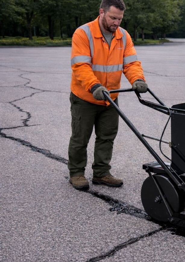 Crack filling and repair